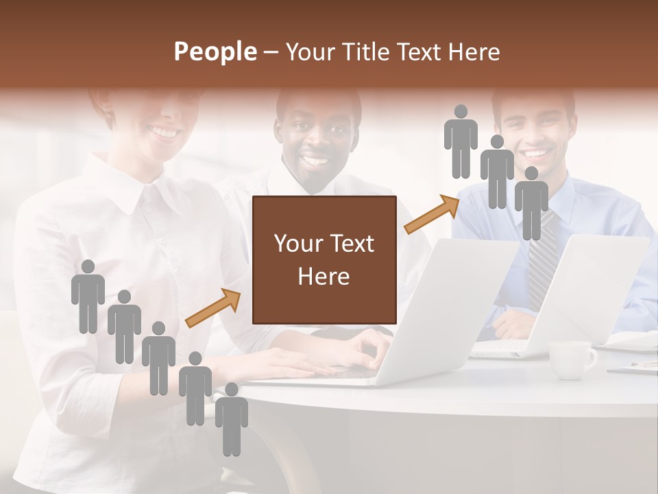 Person Mood Desk PowerPoint Template
