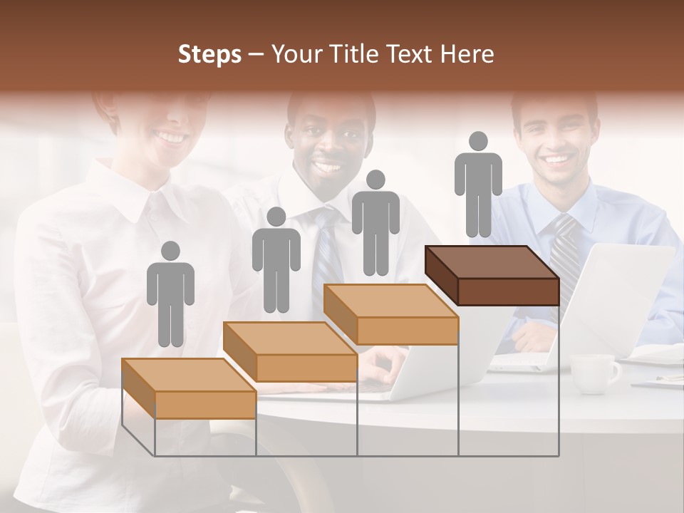 Person Mood Desk PowerPoint Template