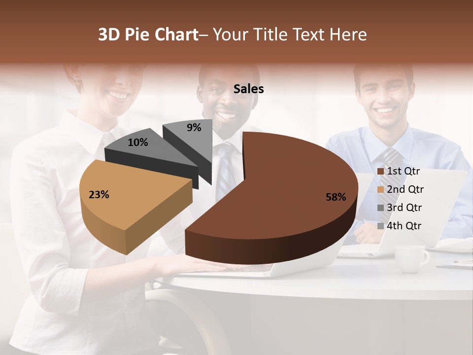 Person Mood Desk PowerPoint Template
