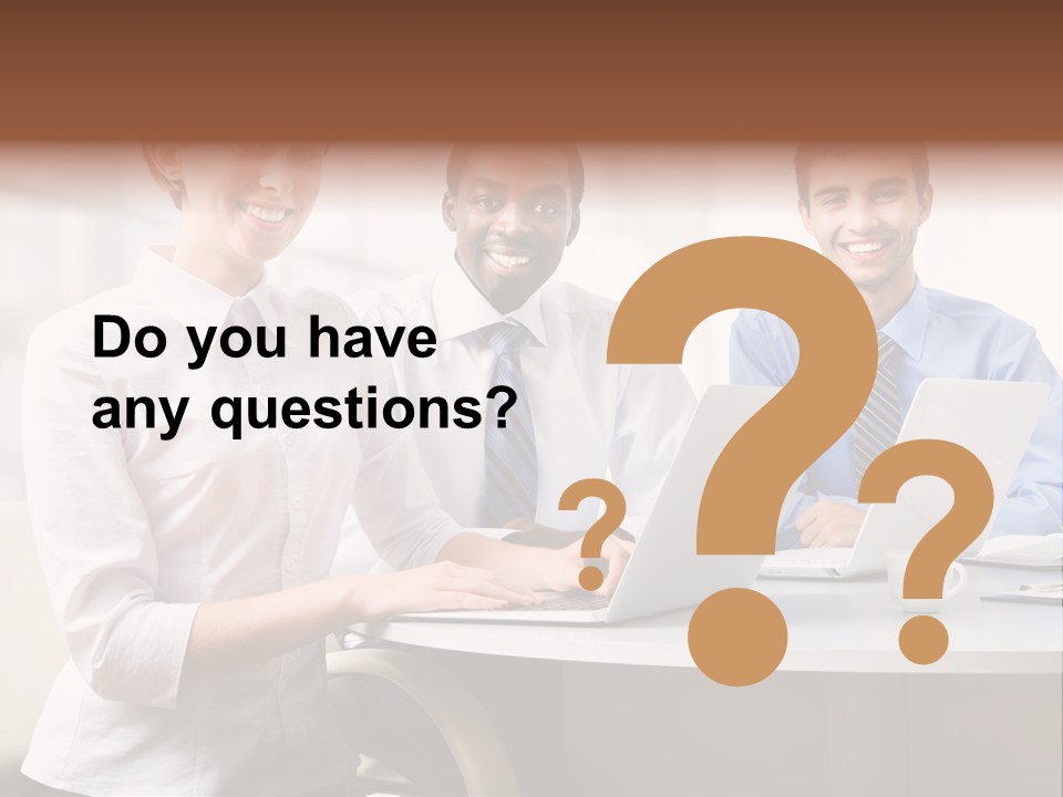 Person Mood Desk PowerPoint Template