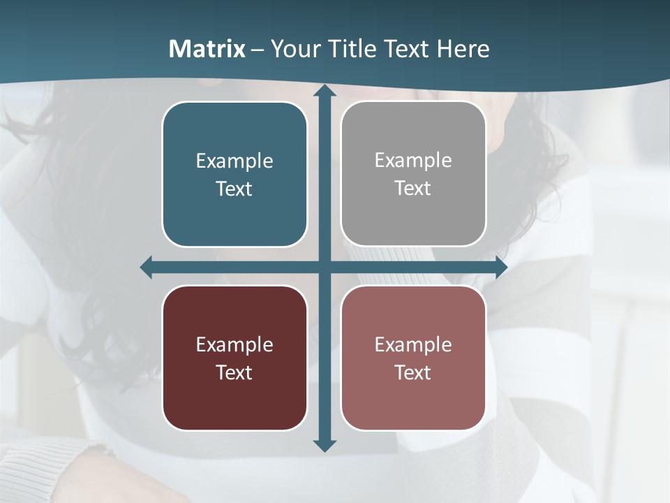 Person Mood Desk PowerPoint Template