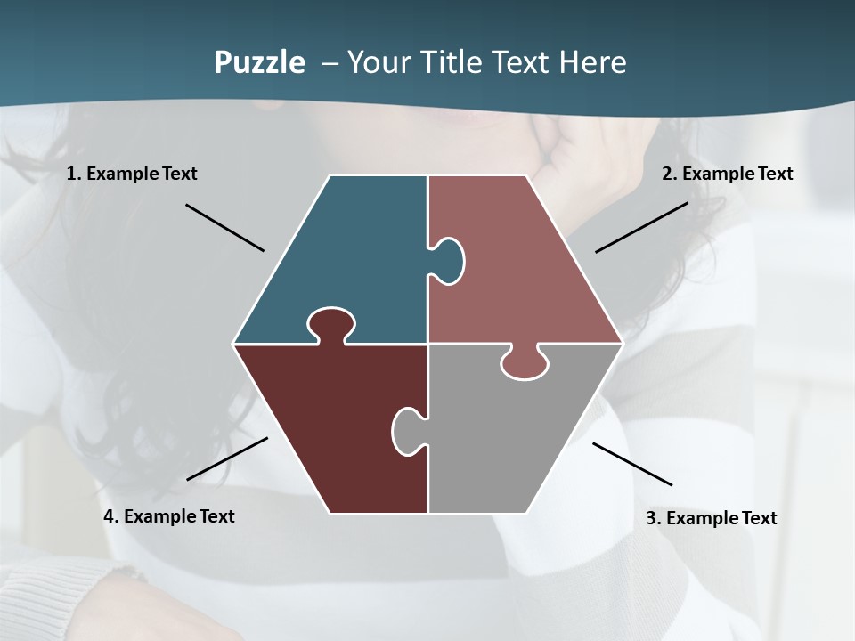 Person Mood Desk PowerPoint Template