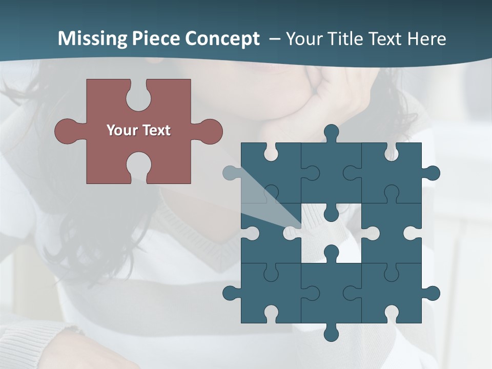 Person Mood Desk PowerPoint Template