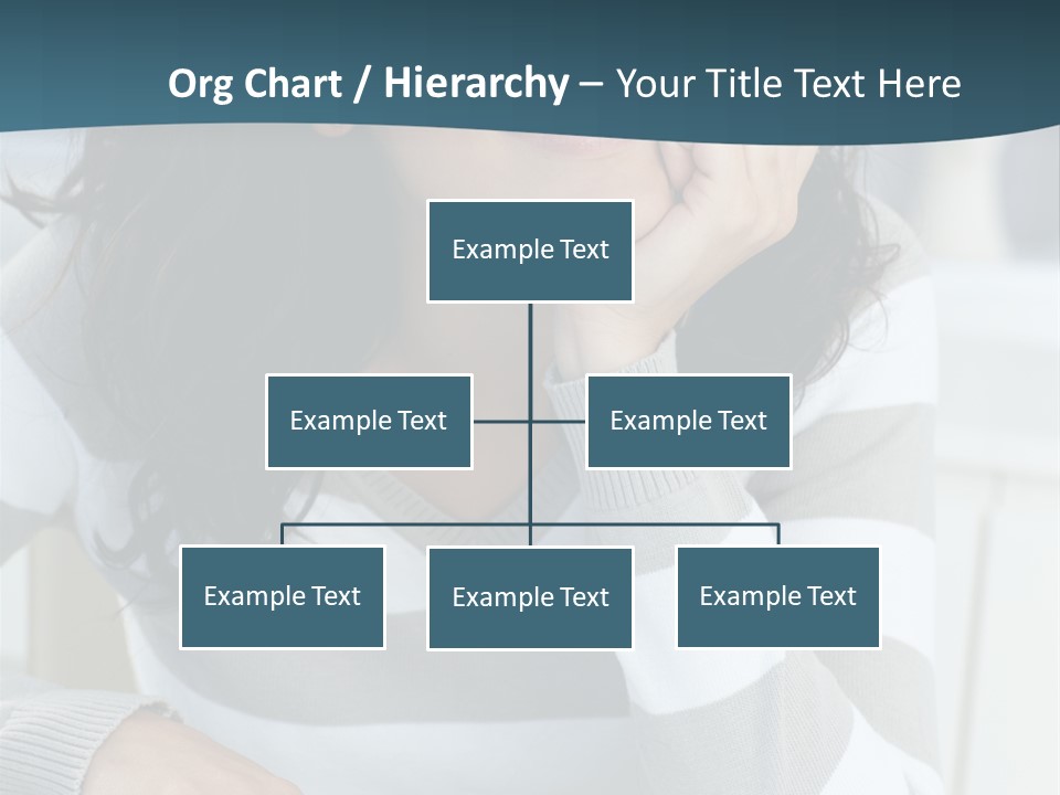 Person Mood Desk PowerPoint Template