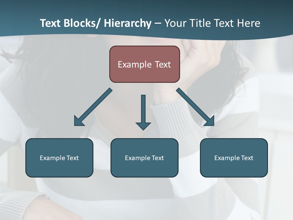Person Mood Desk PowerPoint Template