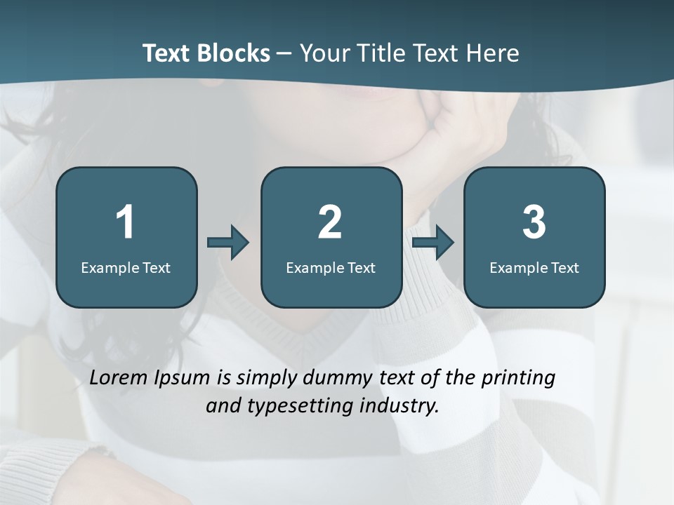 Person Mood Desk PowerPoint Template