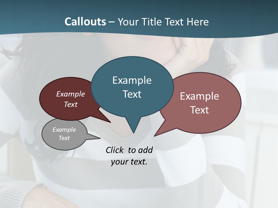 Person Mood Desk PowerPoint Template