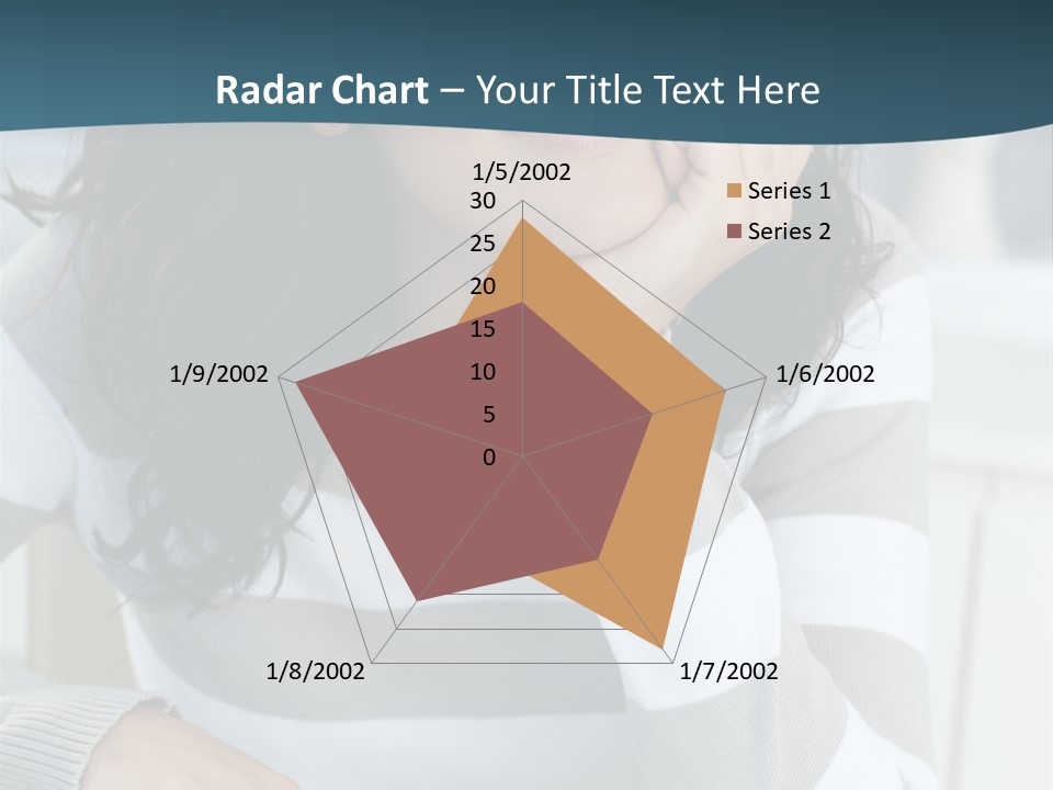Person Mood Desk PowerPoint Template