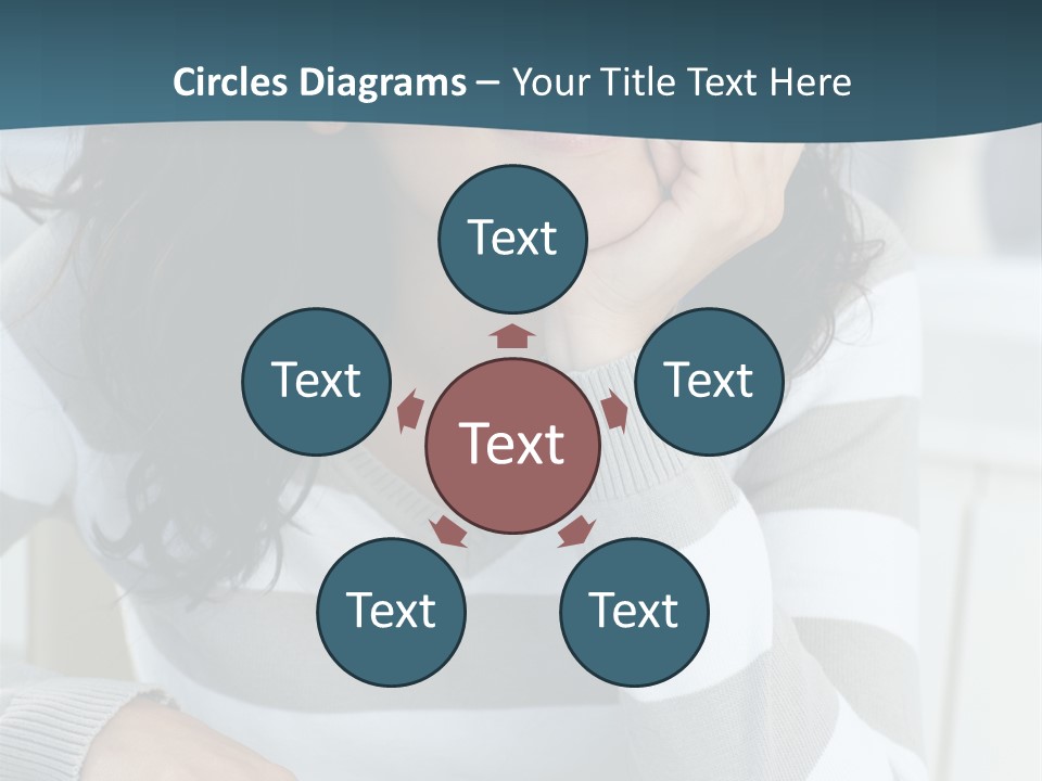 Person Mood Desk PowerPoint Template