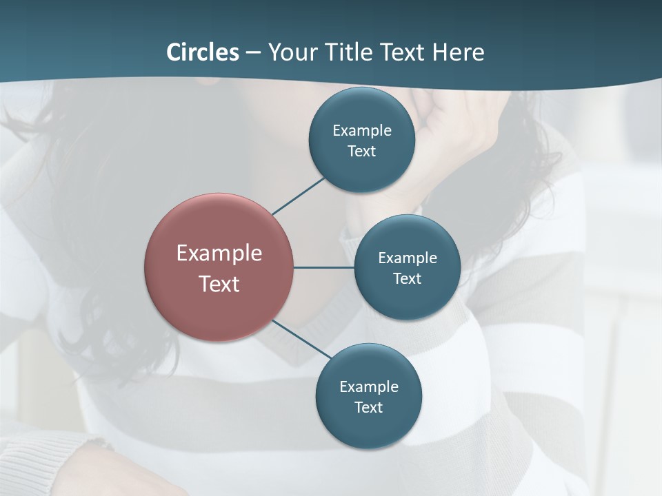 Person Mood Desk PowerPoint Template