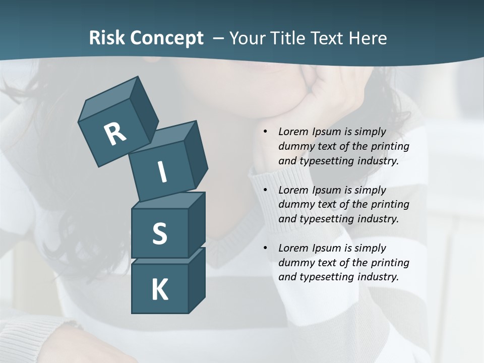 Person Mood Desk PowerPoint Template