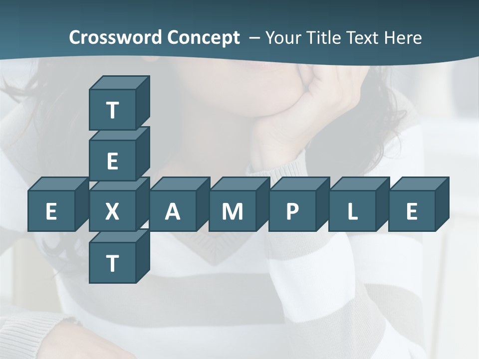 Person Mood Desk PowerPoint Template