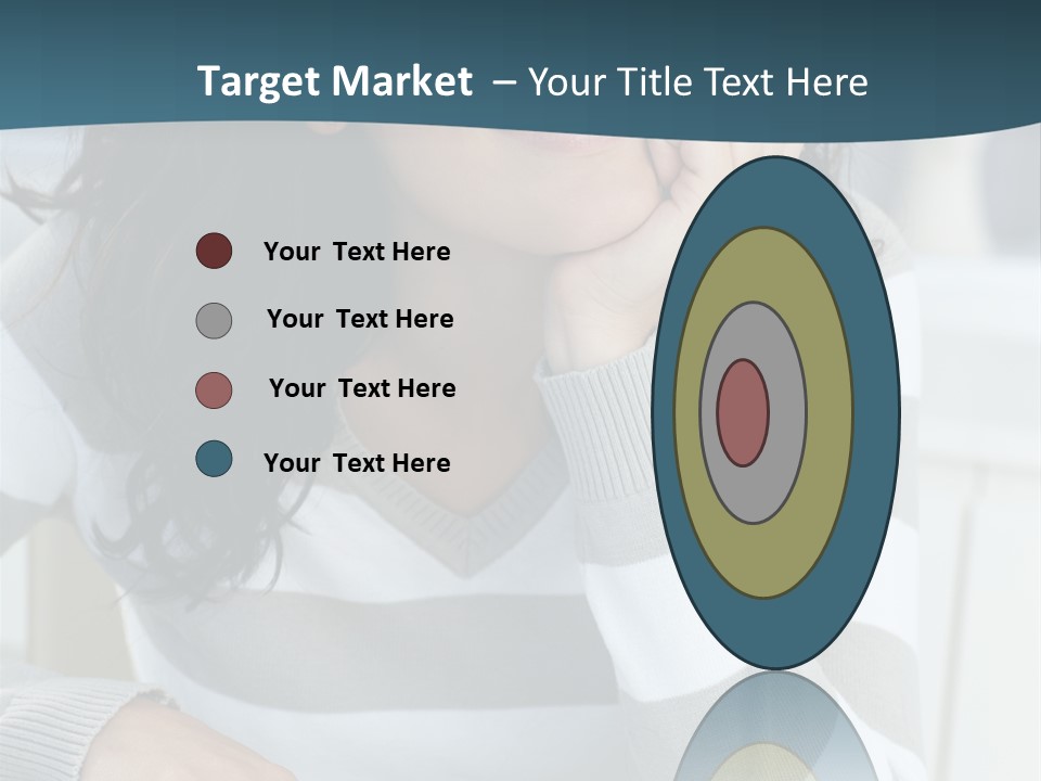 Person Mood Desk PowerPoint Template