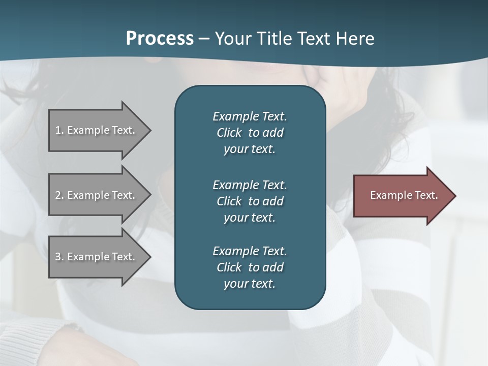 Person Mood Desk PowerPoint Template