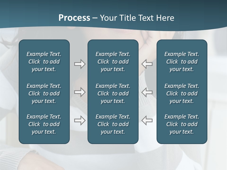 Person Mood Desk PowerPoint Template