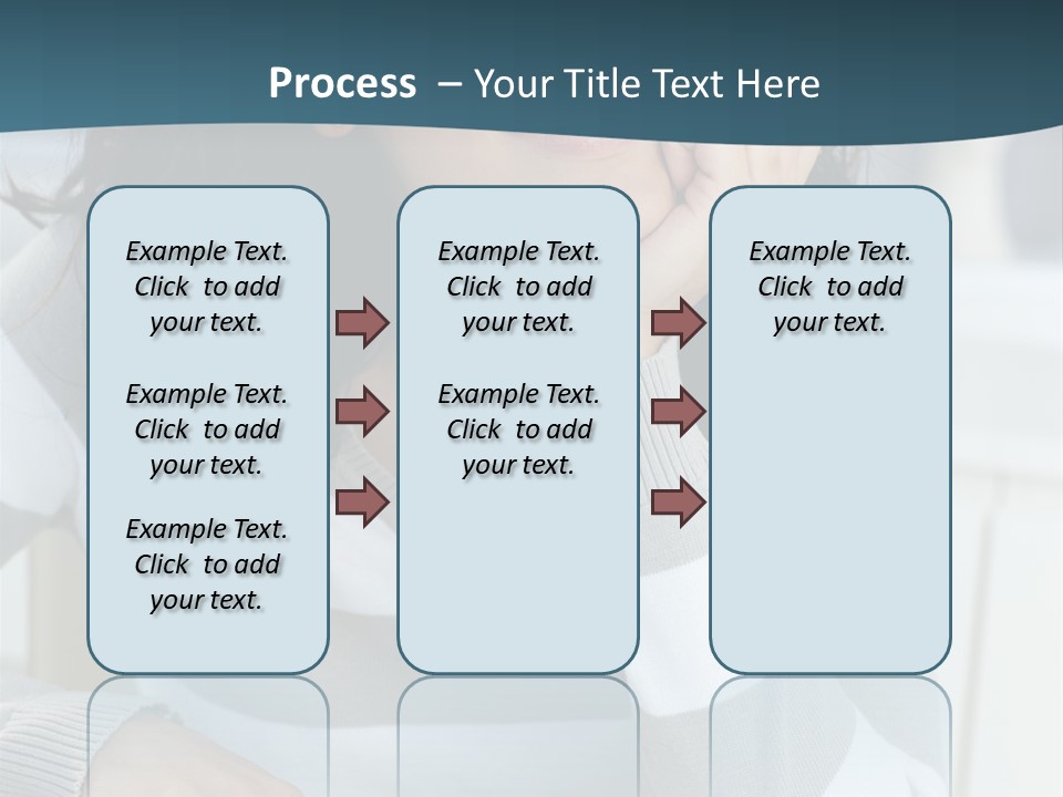 Person Mood Desk PowerPoint Template
