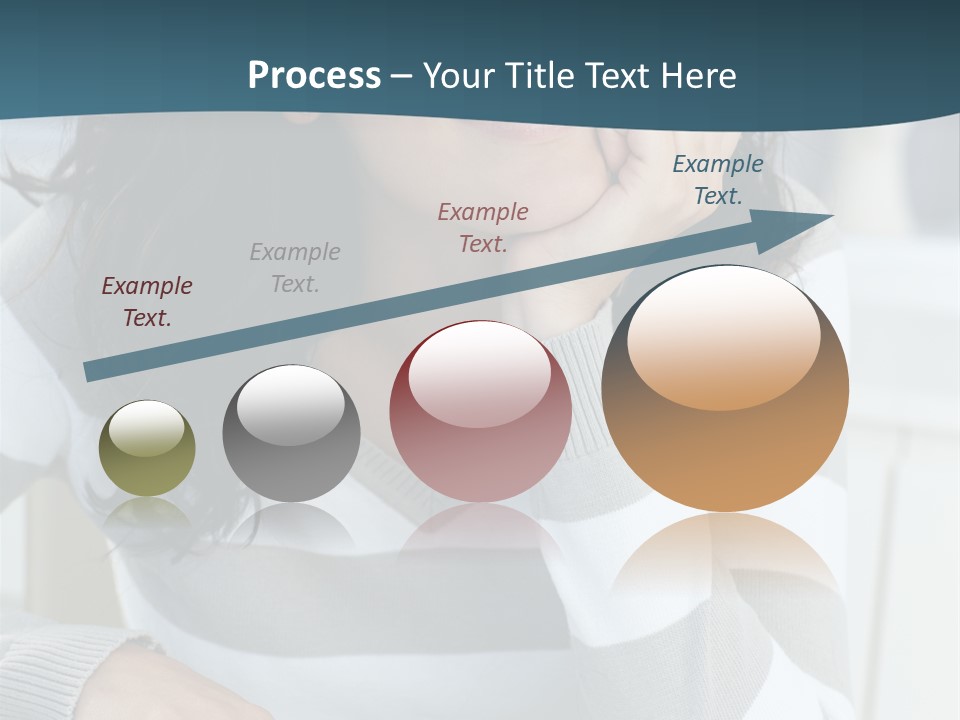 Person Mood Desk PowerPoint Template