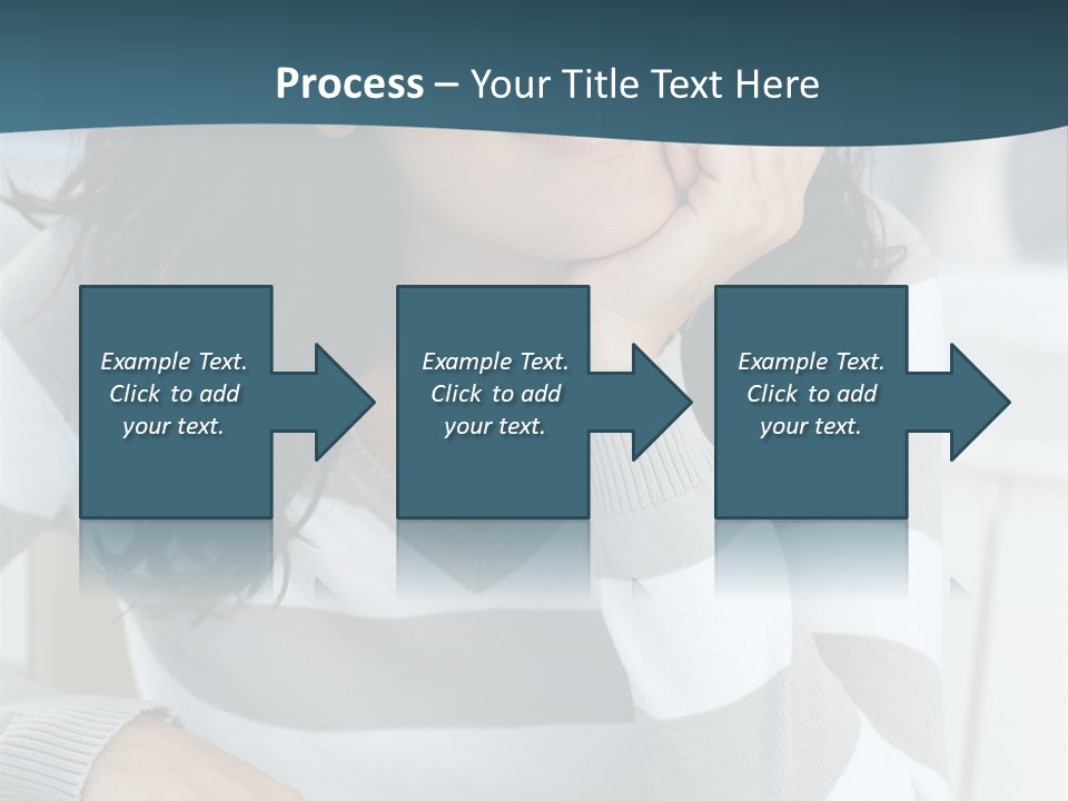 Person Mood Desk PowerPoint Template
