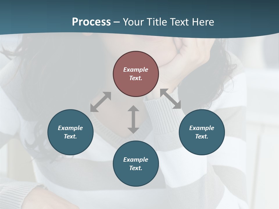 Person Mood Desk PowerPoint Template