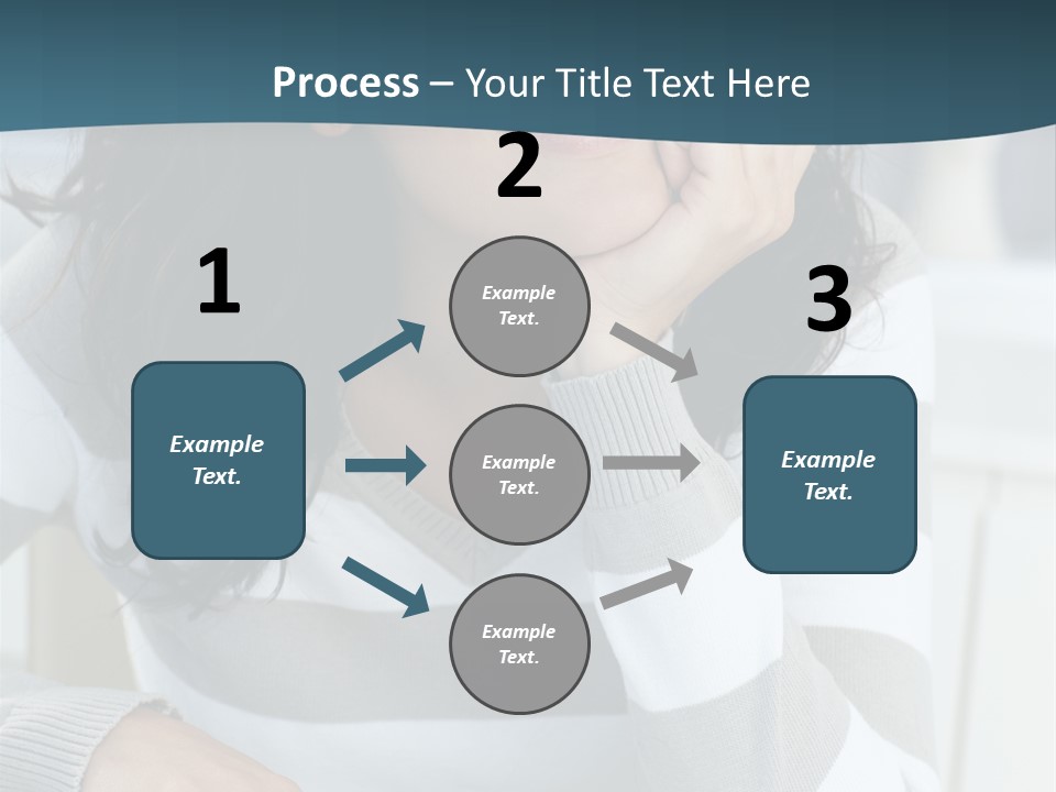Person Mood Desk PowerPoint Template