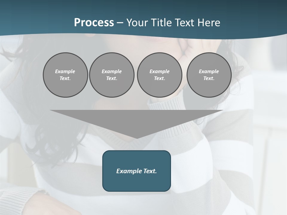 Person Mood Desk PowerPoint Template