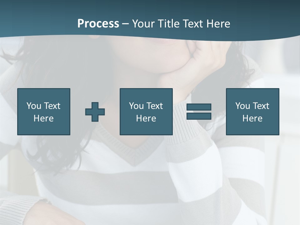 Person Mood Desk PowerPoint Template
