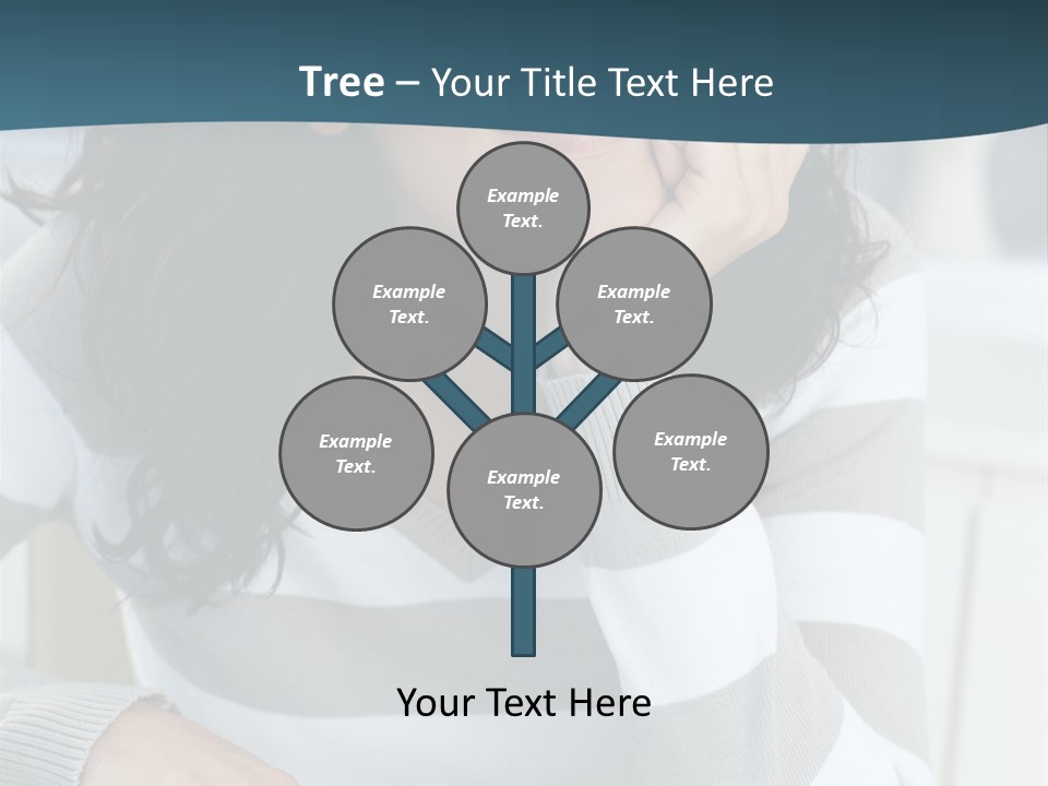 Person Mood Desk PowerPoint Template