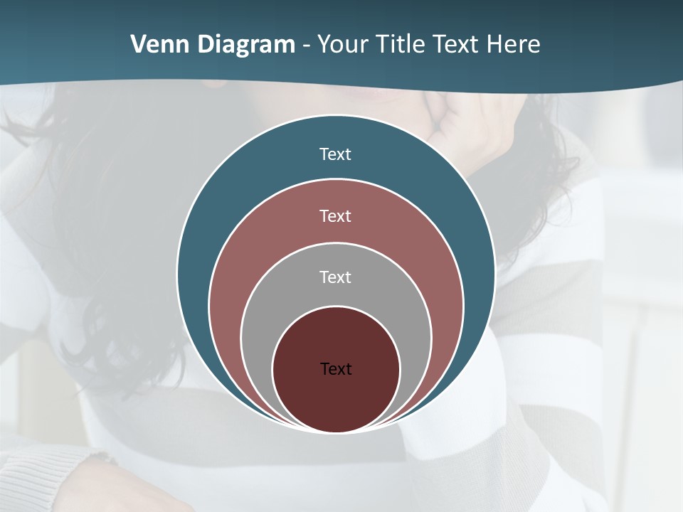 Person Mood Desk PowerPoint Template