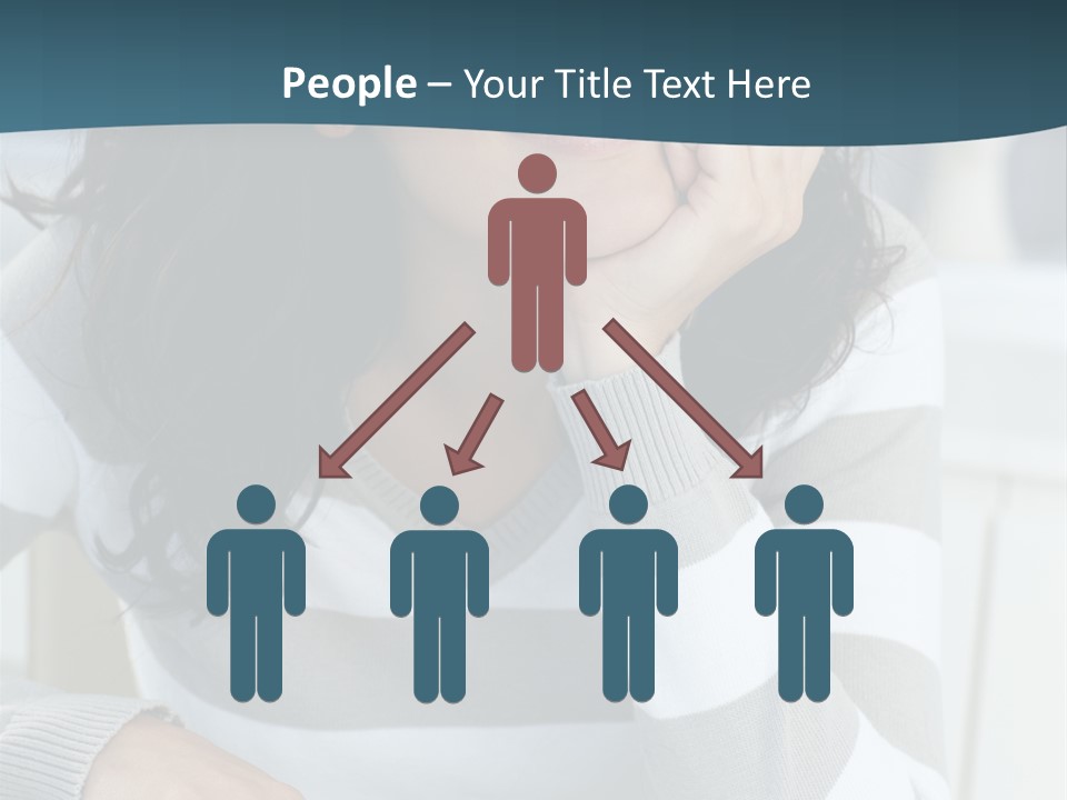 Person Mood Desk PowerPoint Template