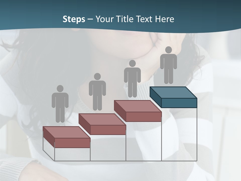 Person Mood Desk PowerPoint Template