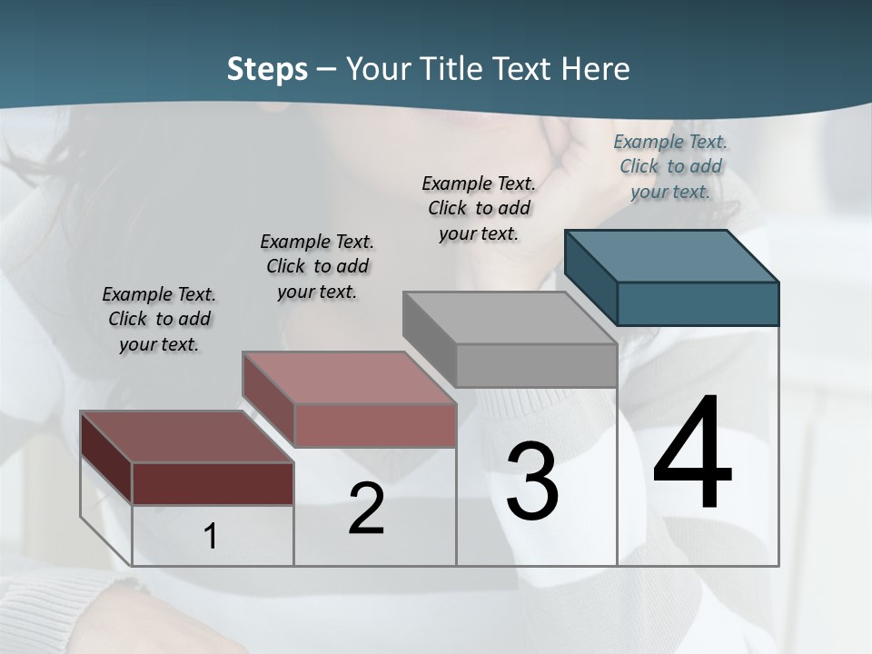 Person Mood Desk PowerPoint Template