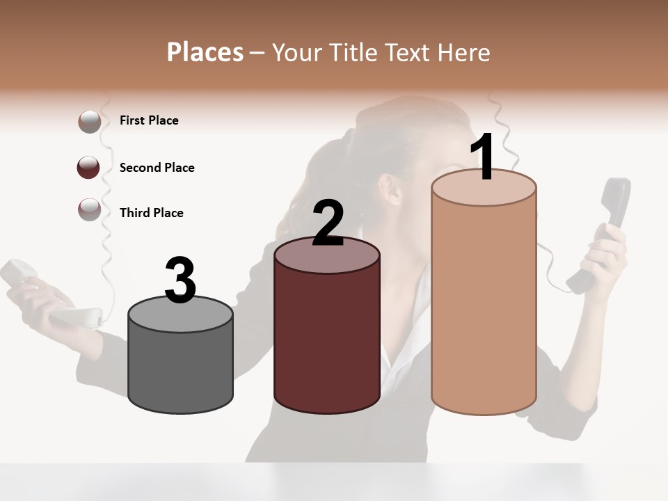 Face Service Headset PowerPoint Template