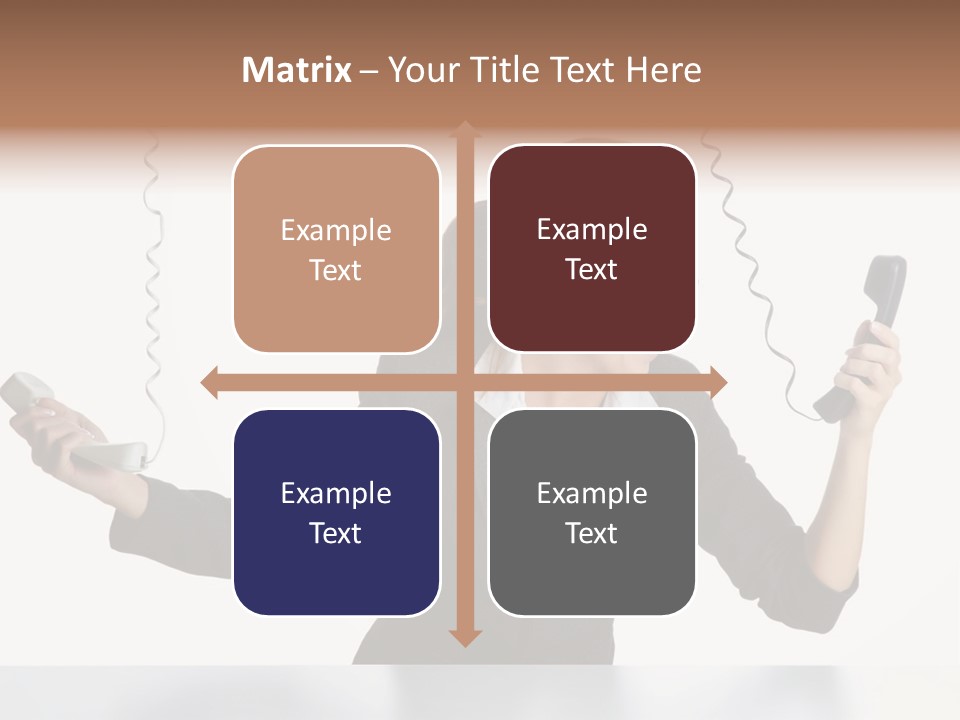 Face Service Headset PowerPoint Template