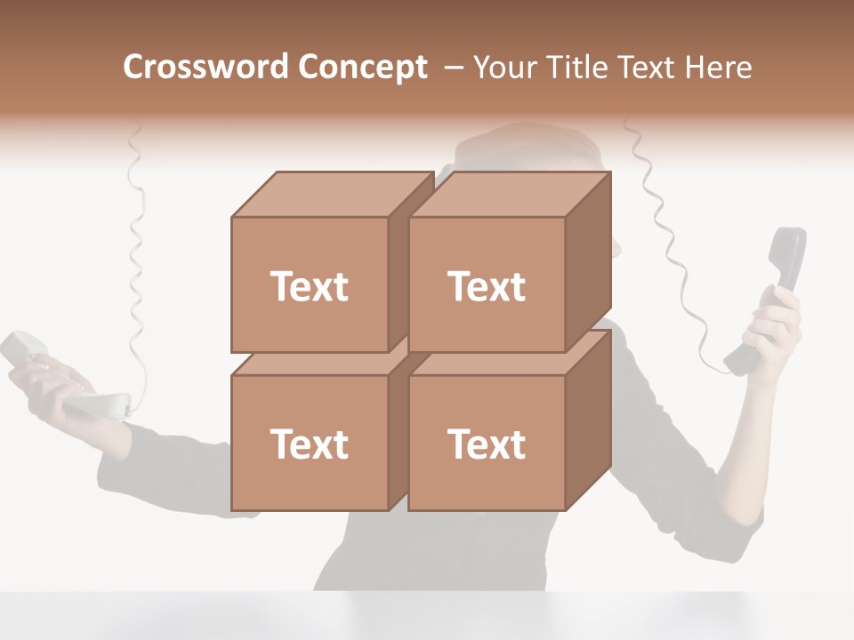 Face Service Headset PowerPoint Template