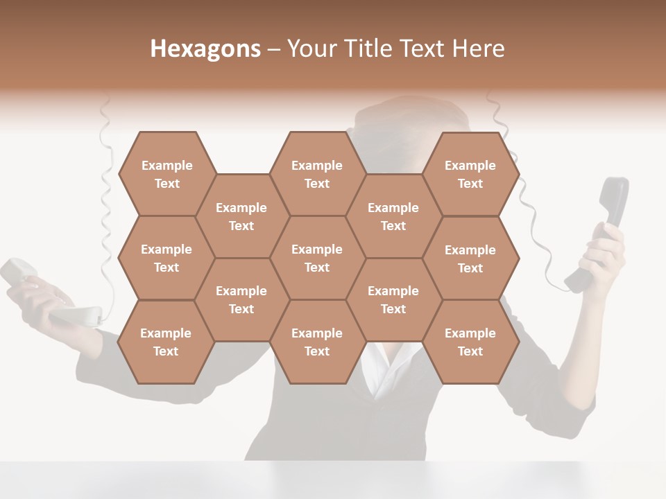 Face Service Headset PowerPoint Template