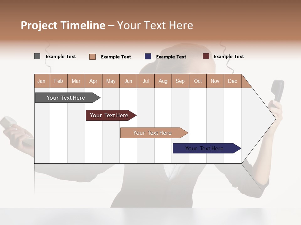 Face Service Headset PowerPoint Template