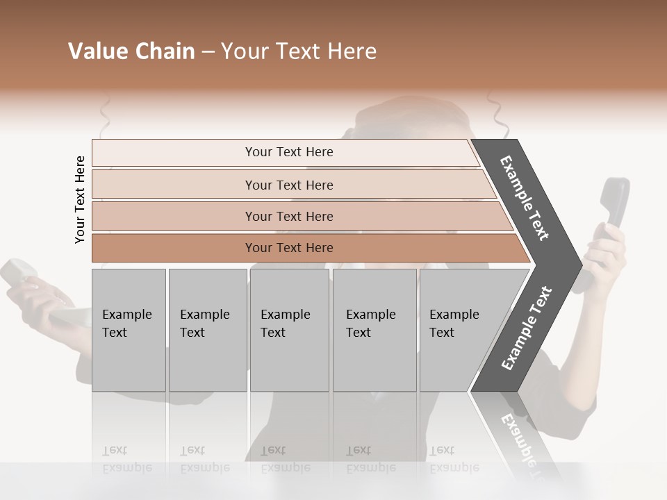 Face Service Headset PowerPoint Template