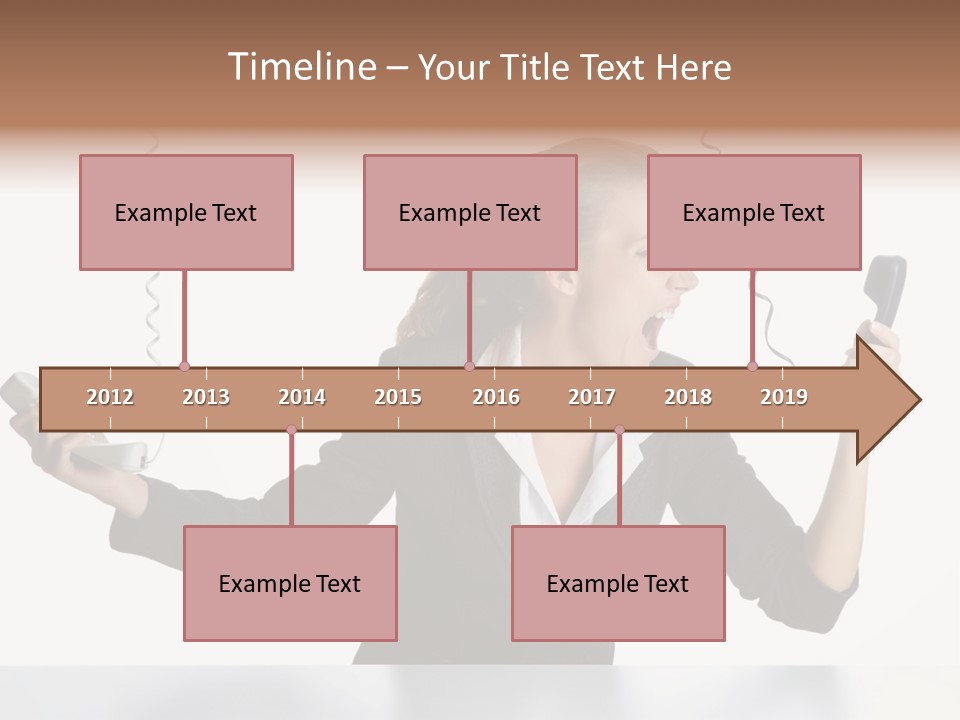 Face Service Headset PowerPoint Template
