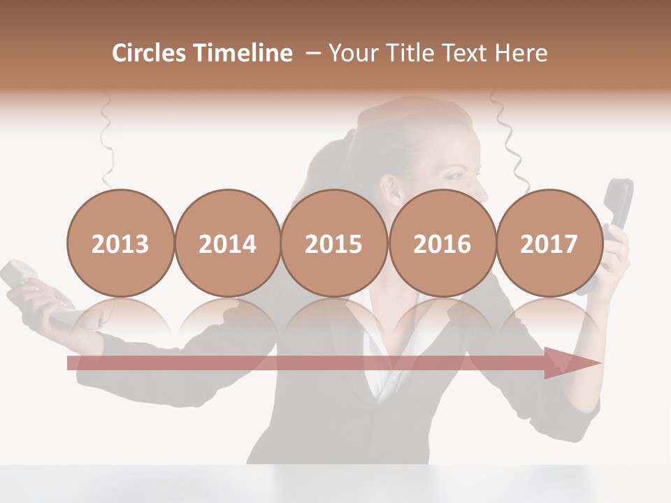 Face Service Headset PowerPoint Template