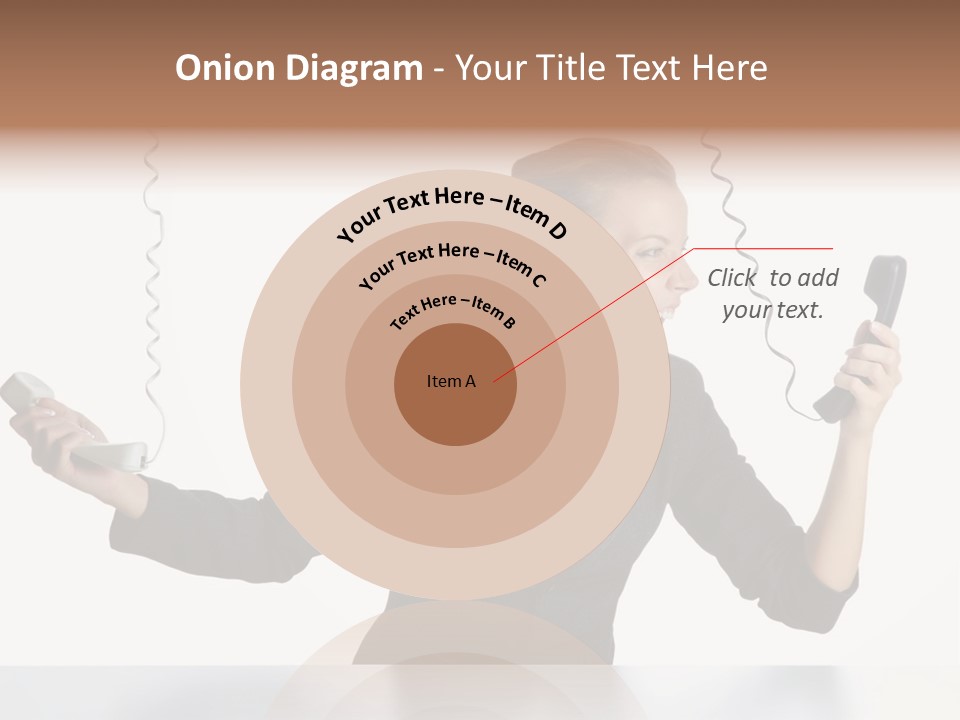 Face Service Headset PowerPoint Template