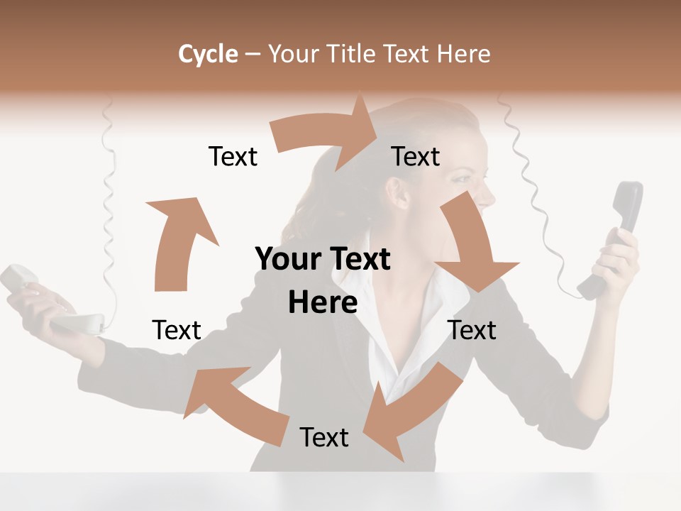Face Service Headset PowerPoint Template