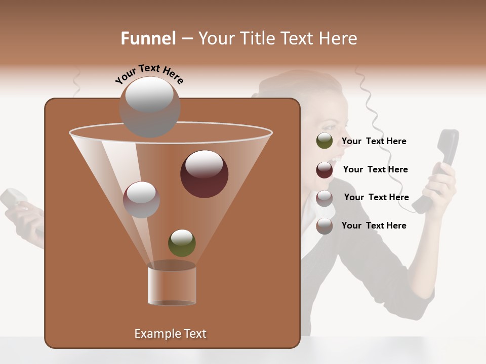 Face Service Headset PowerPoint Template
