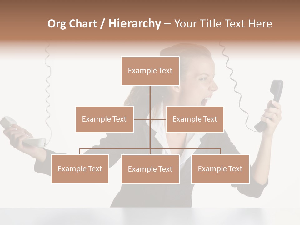 Face Service Headset PowerPoint Template