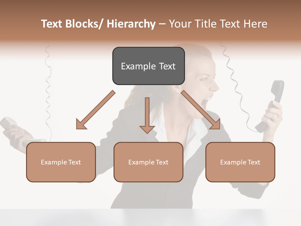 Face Service Headset PowerPoint Template