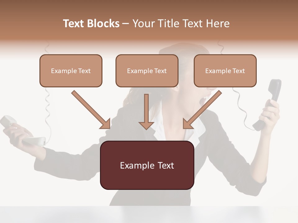 Face Service Headset PowerPoint Template
