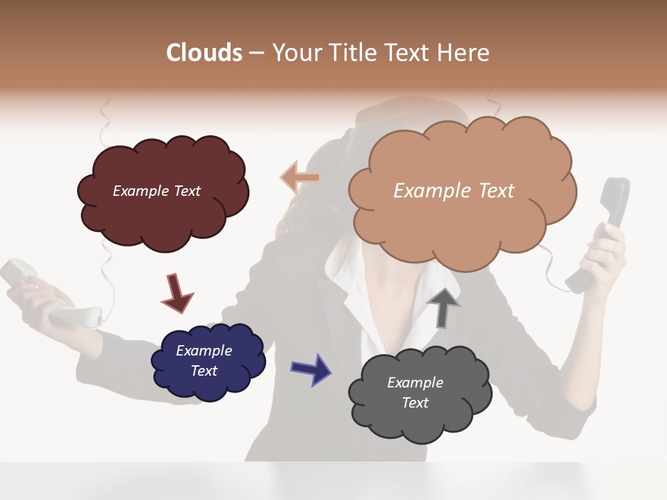 Face Service Headset PowerPoint Template