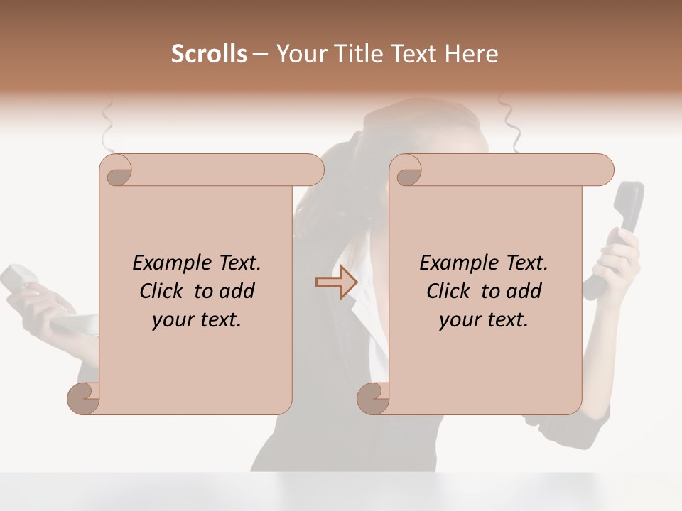 Face Service Headset PowerPoint Template