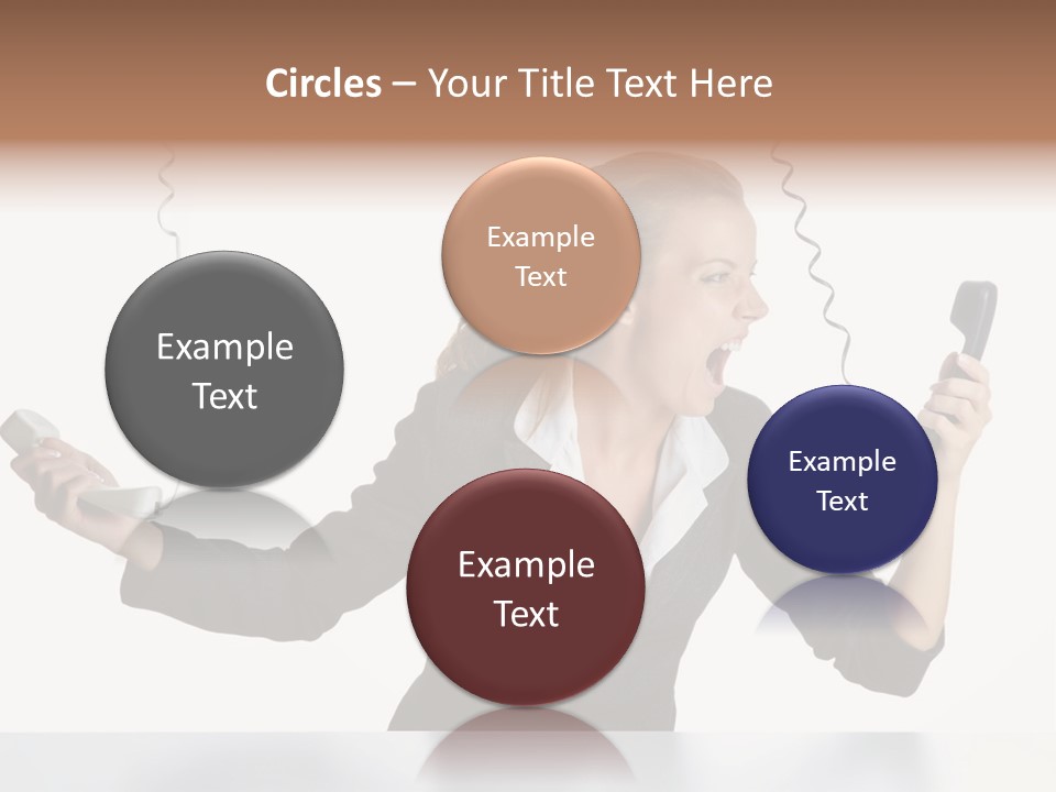 Face Service Headset PowerPoint Template