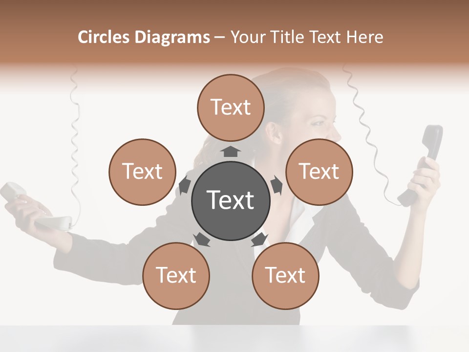 Face Service Headset PowerPoint Template