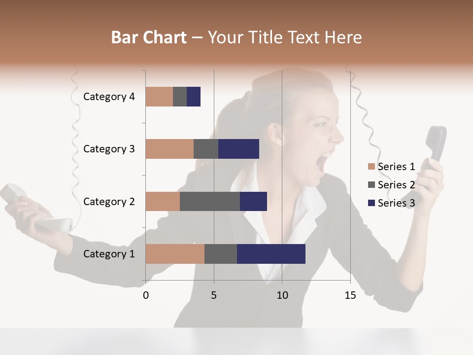 Face Service Headset PowerPoint Template